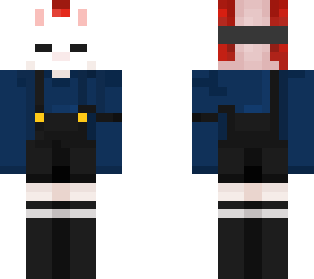 bunny mask red head
