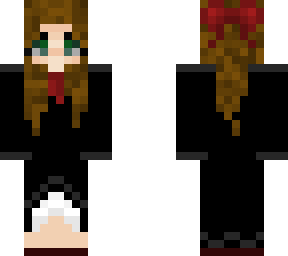 edited skin, girl in suit