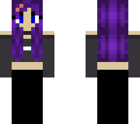 emo purple girl