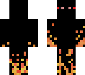 fire  enderman with red eyes