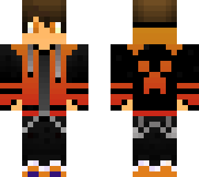 fire gradient gamer boy