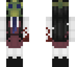 gas mask injured school girl