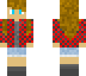 girl w/flannel jacket