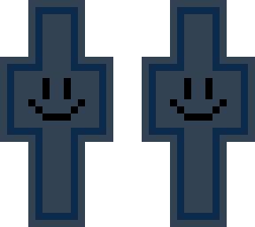 happy face blue