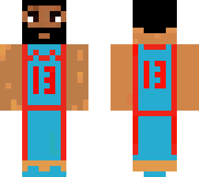 james harden (red and blue)