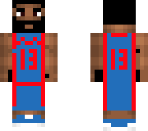 james harden (red and blue)