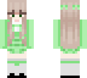 lime green school girl - requests open :)