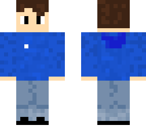 mr mc blue shirt and pants guy