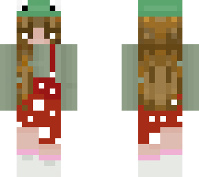 mushroom frog hat girl