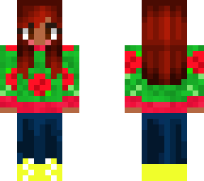 my sisters animal crossing skin in minecraft
