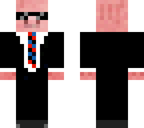 pig with clotes