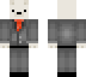 polar bear in a suit