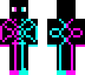 purple cyan boy