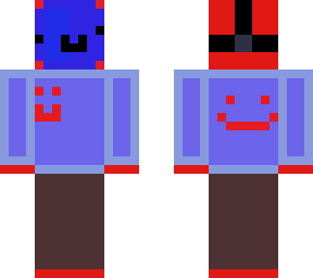 red and blue boy