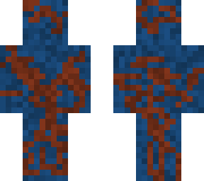 red and blue man