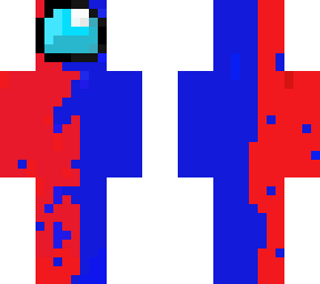 red and blue sus
