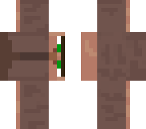 sideways villager with emerald