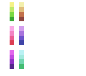 * - hue shifting - *