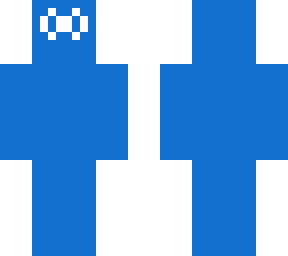 a very blue guy