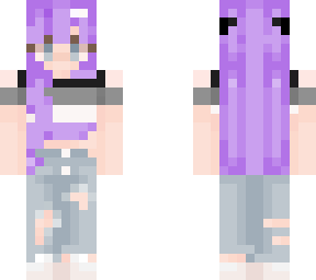 ace teen purple hair