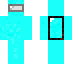 among us cyan color