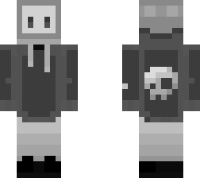 black and white tv head