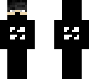 black and white with mask