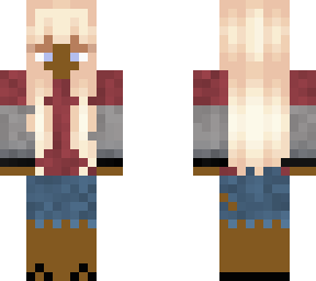 blonde haired girl in casual collage clothes (credits to hair base creators)