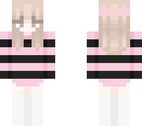 blonde pink and black egirl