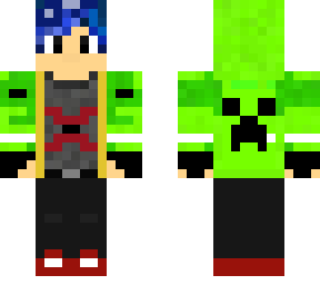 blue & green skin