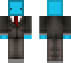 blue boi in suit