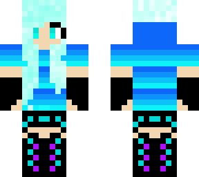blue girl