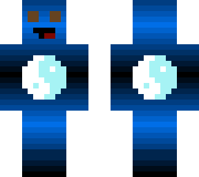 blue gradient with ying yang