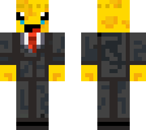 cheese in suit