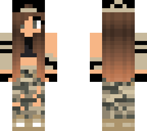 chic camo girl