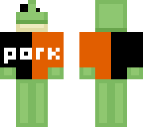 crazy froggy with 'pork' top