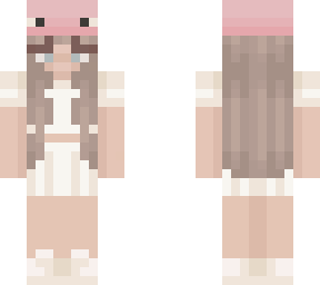 cute pig hat girl