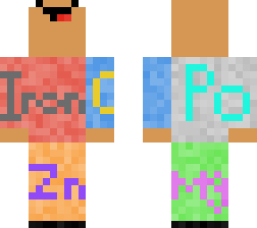 derp mineral man (calcium, iron, magnesium, zinc and potassium)