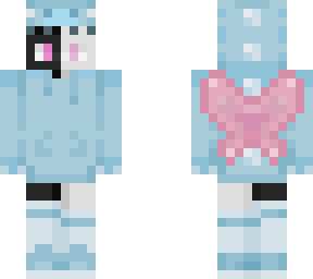 enderman with dino hoodie