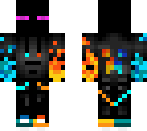 fire ice endermen edited eyes