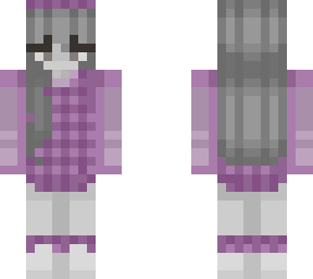 ghost girl but purple :)