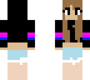 girl with bi sweater