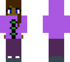 girl with purple shirt