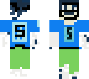 glitched person