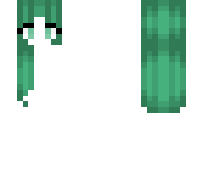 green hair base female side