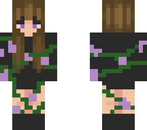 hoodie girl purple rose remake