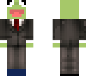 kermit with a suit but it yeezees