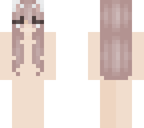 minecraft catgirl base skin
