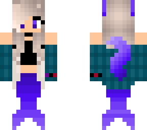 my skin by rosebunnygamer (edited) as mermaid