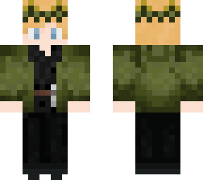 oliverwhelmed's skin with a leaf crown
